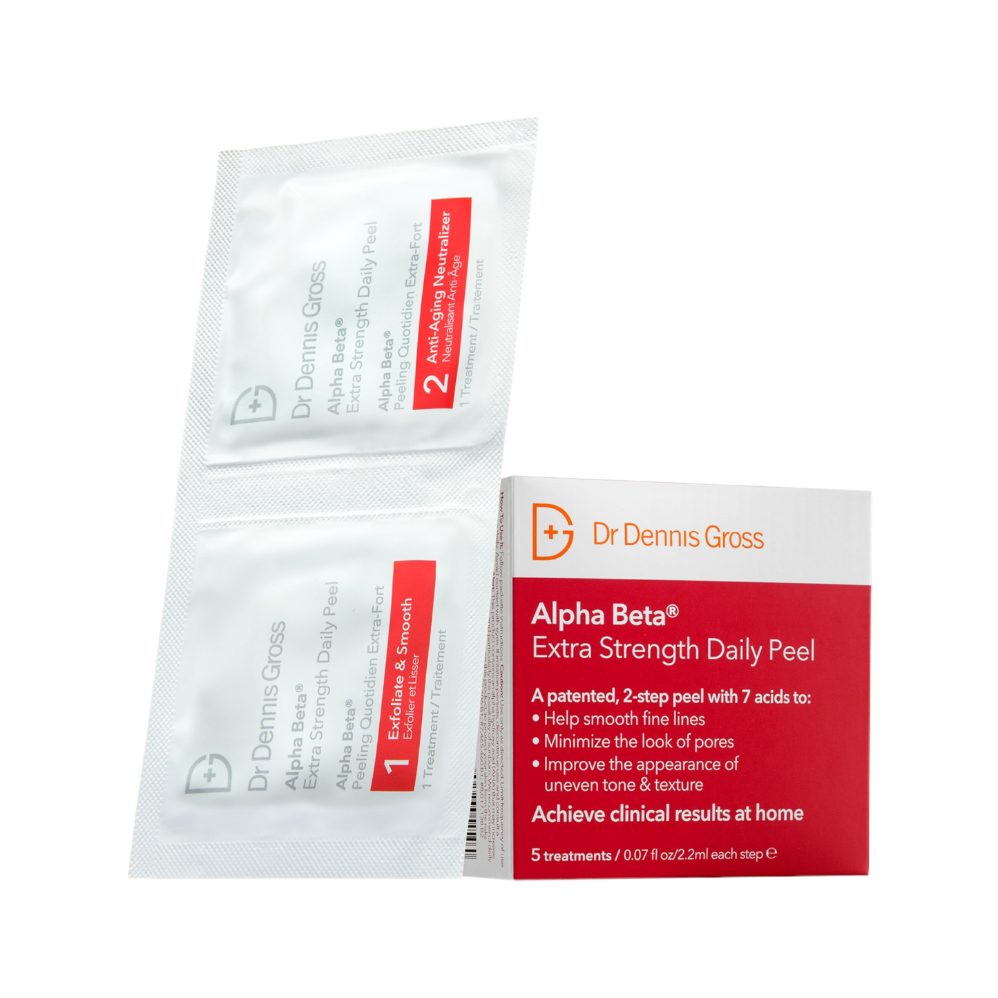 Alpha Beta™ Extra Strength Daily Peel (5 engangs servietter)
